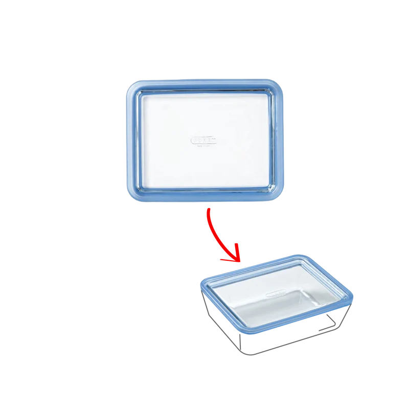 Zero Plastic - Couvercle de rechange en verre avec joint