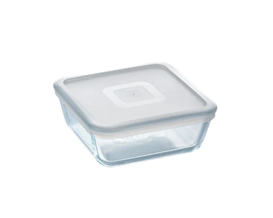 Cook & Freeze - Plat carré avec couvercle spécial congélation compatible "air fryer" (friteuse à air chaud)
