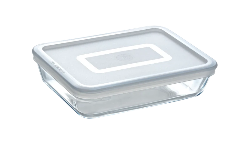 Cook & Freeze - Plat rectangulaire en verre avec couvercle spécial congélation compatible "air fryer" (friteuse à air chaud)