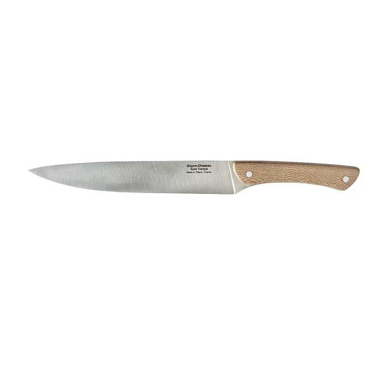 Couteau Marin Filet de Sole Solange Manche Platane - GOYON-CHAZEAU