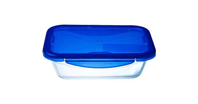 Cook&Go - Boîte de conservation rectangulaire en verre étanche