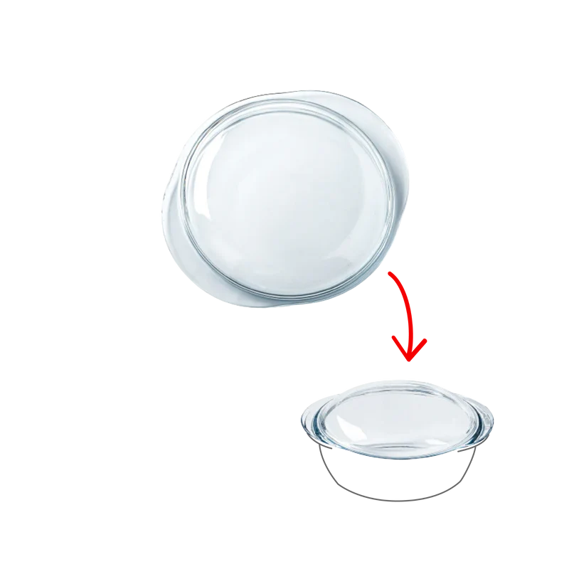 Couvercle de rechange Cocotte Ronde en verre