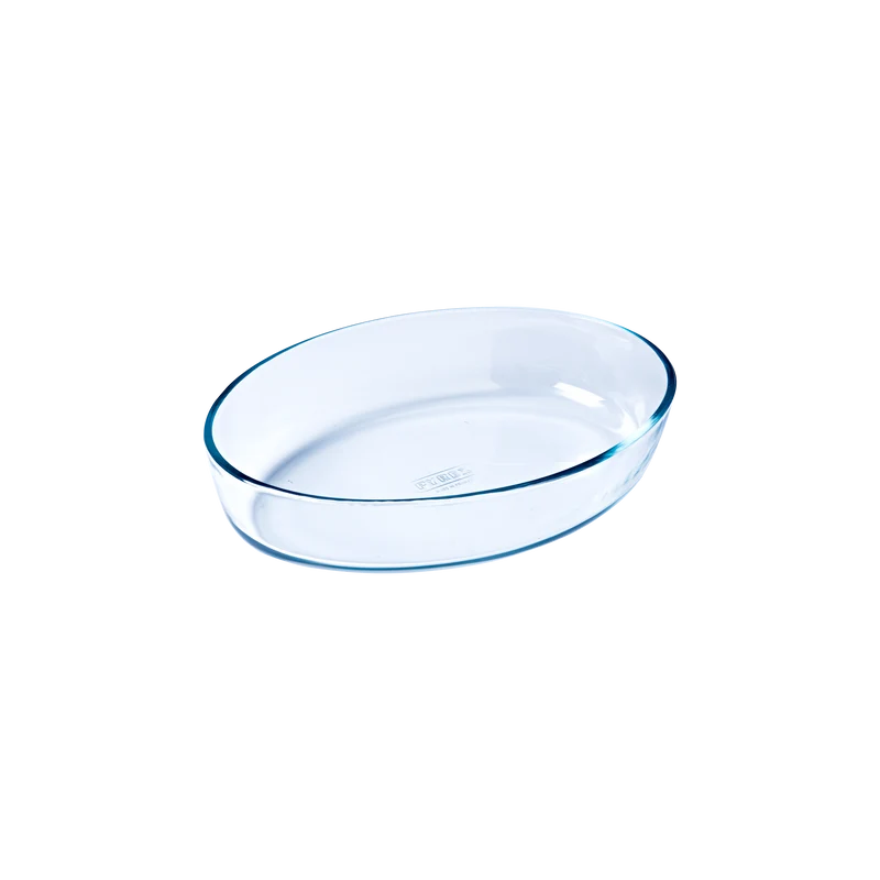 Plat à four ovale en verre