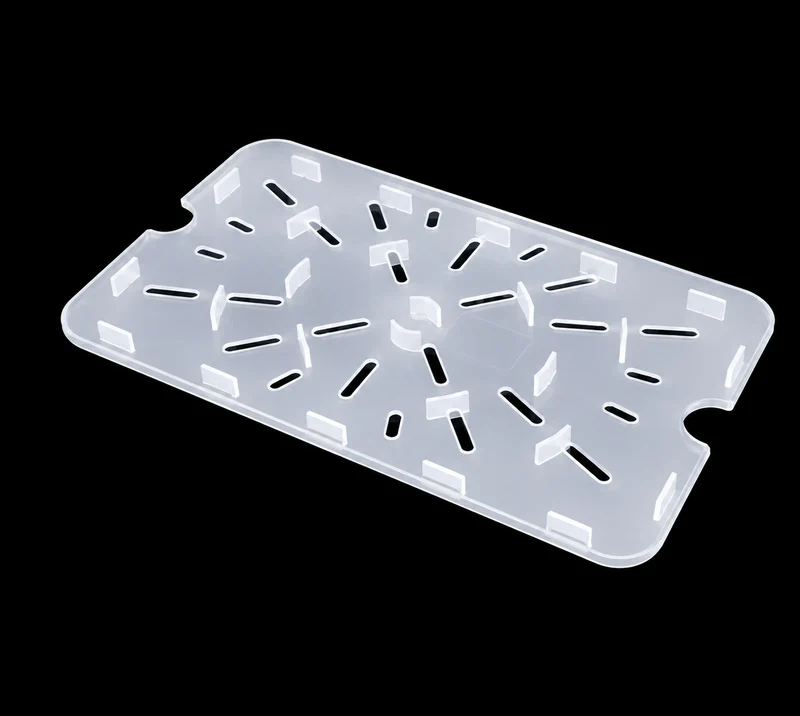 Sub-equip,FB-D814T,Drain for Food Storage Box,PP,White Translucent, 8"X14"