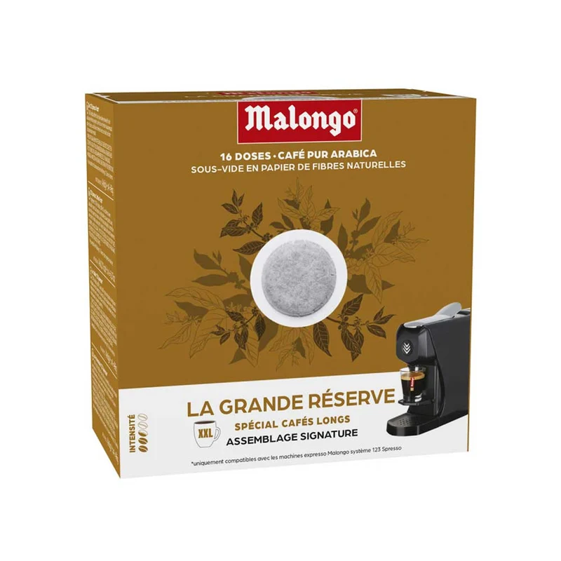 Dosettes de café Grande Réserve XXL - Machine EOH - MALONGO