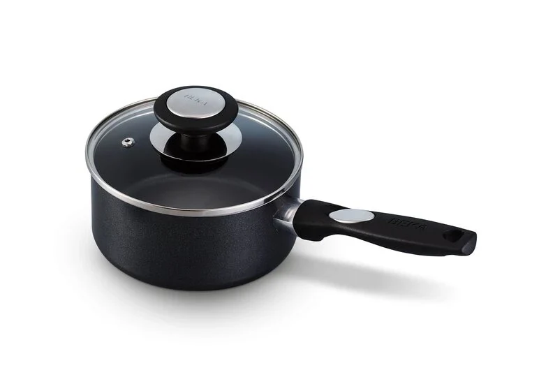 Pro Induc antikleef steelpan met deksel