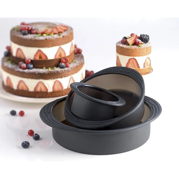 Set 3 Moules pour gâteaux à étages Mastrad