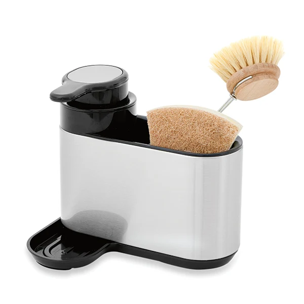 Organisateur d'évier en inox avec distributeur de savon Mathon