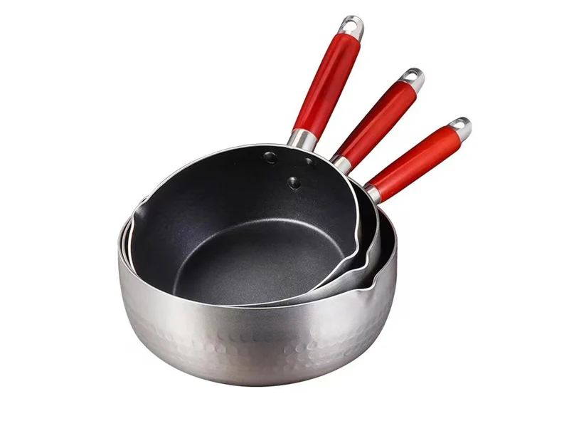 CHEFCO, GC0418, Aluminium Non-Stick Sauce Pan with Wooden Handle