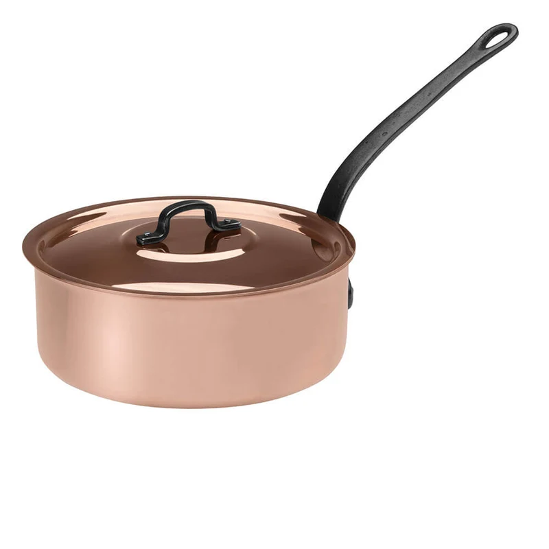 Sauteuse Cuivre Tous Feux Couvercle OFFERT - BAUMALU