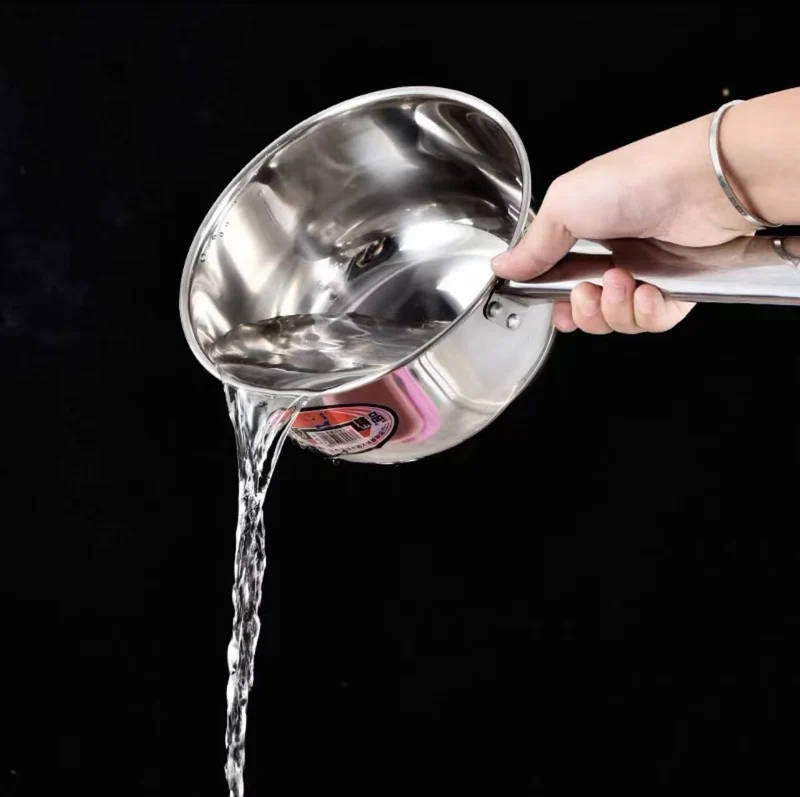 CHEFCO SAP-16 , 16cm Stainless Steel Water Sauce Pan with Long Handle