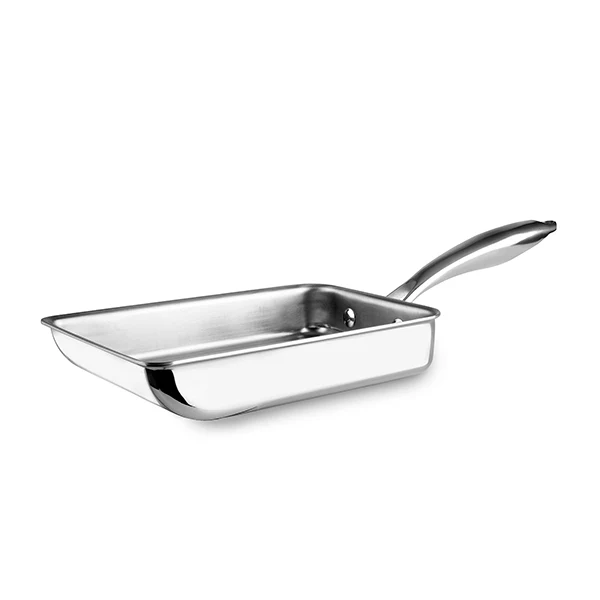 Poêle inox Tamagoyaki rectangulaire 18 cm Ibili