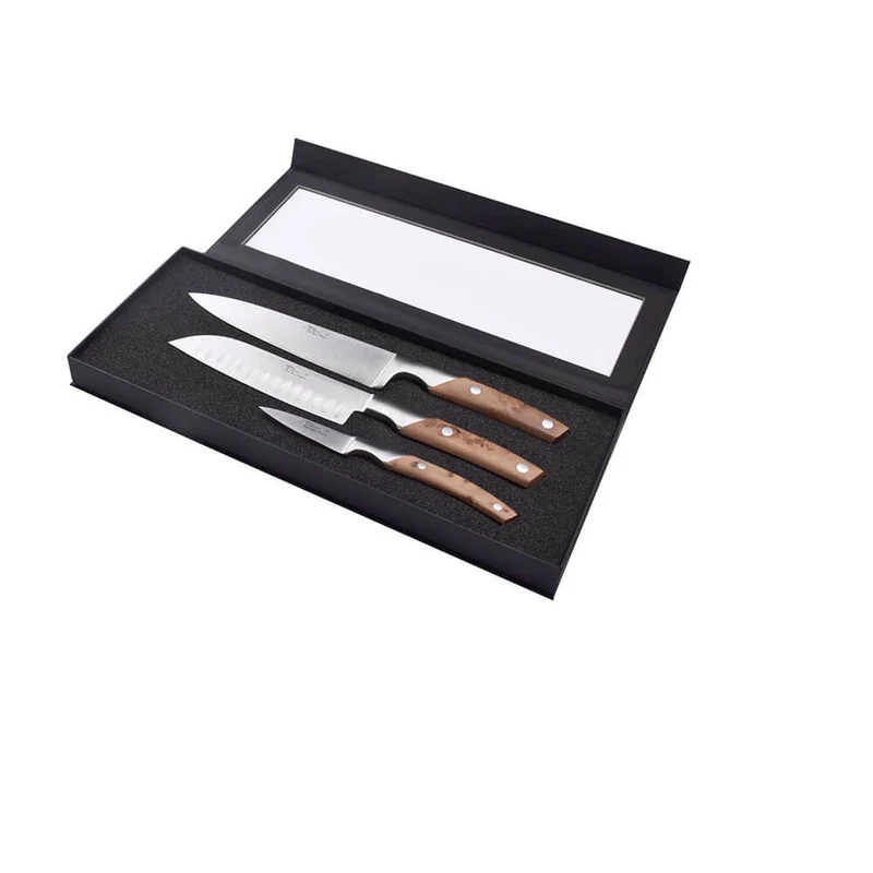 Boite 3 couteaux de cuisine Le Thiers - GOYON-CHAZEAU
