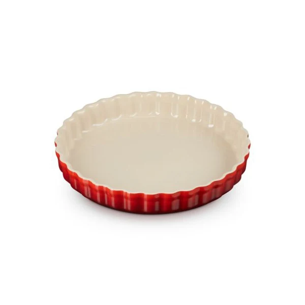 Moule à tarte céramique 28 cm Cerise Le Creuset