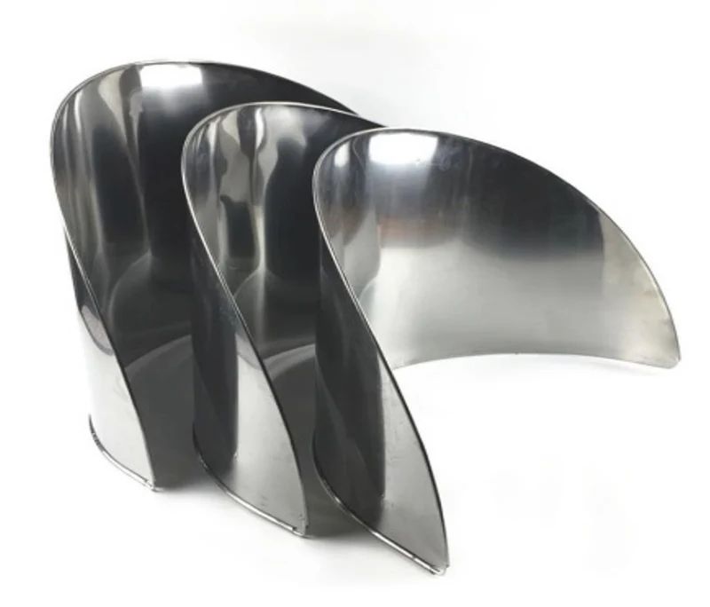 CHEFCO,CBR-M,Cutting Board Stainless Steel Splash Guard,Medium