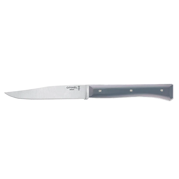 Coffret de 4 couteaux de table à lame micro dentée Facette ardoise Opinel