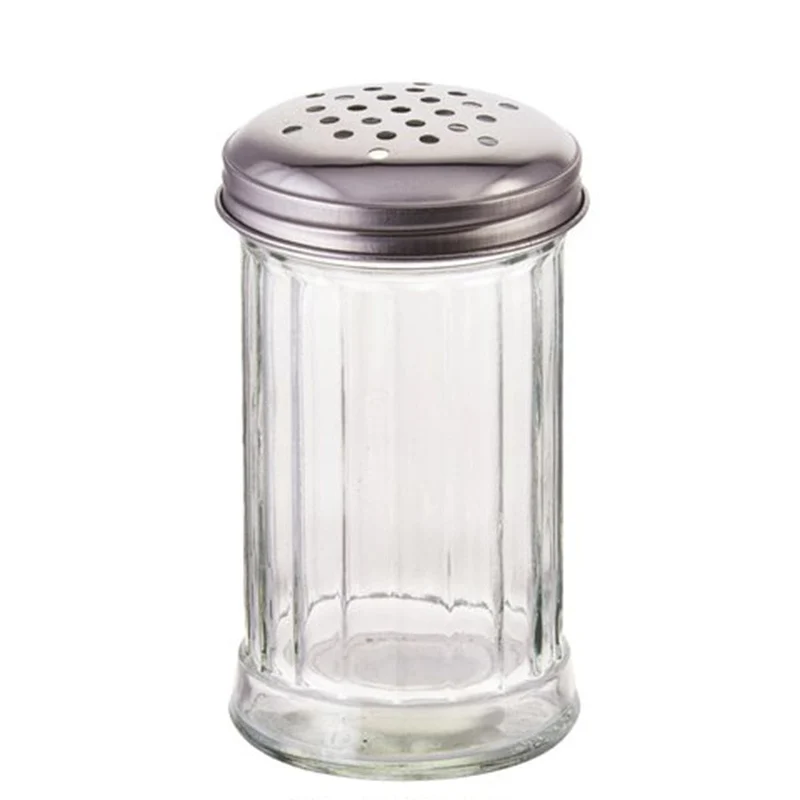 CHEFCO,GL-103, Sugar Pourer, 12 oz, Glass W/Perforated Top