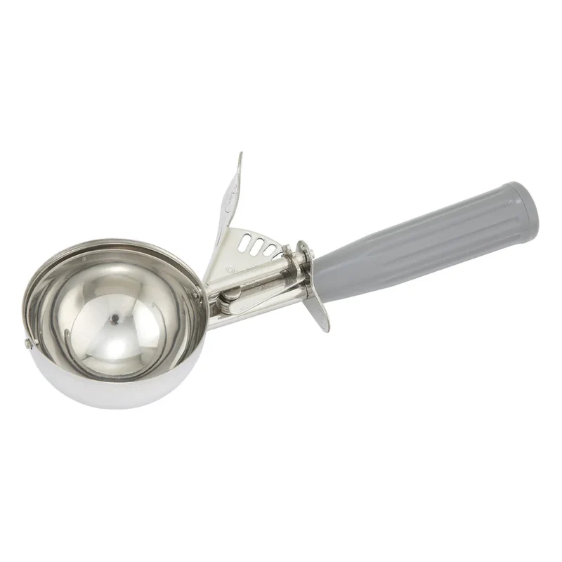 Sub-equip,ICOP-8GY, 4oz (118ml) Ice Cream Disher with Grey Handle,Size #8