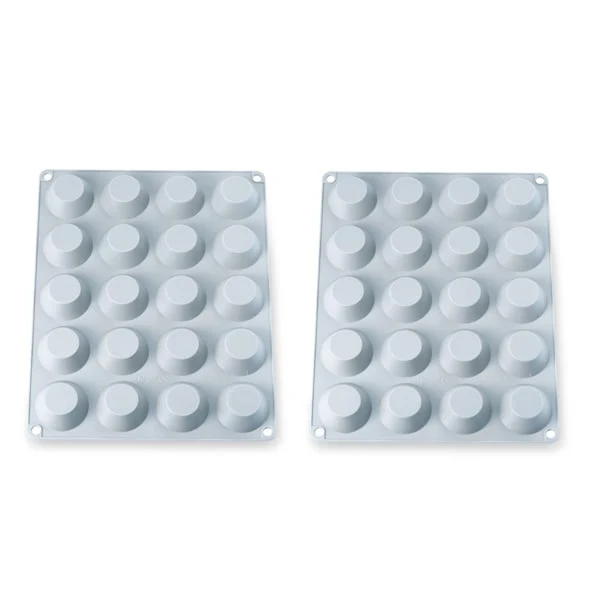 Lot de 2 Flexi'plaques 20 mini-tartelettes Mathon