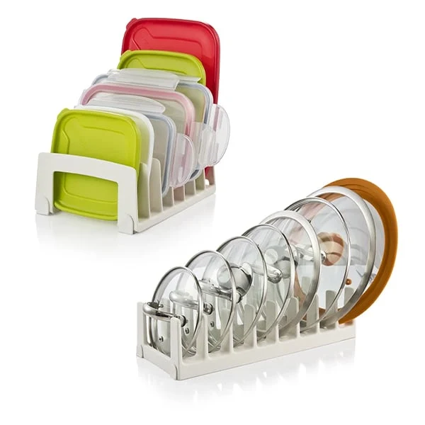 Lot support pour couvercles de boites et couvercles de matériel de cuisson Tescoma