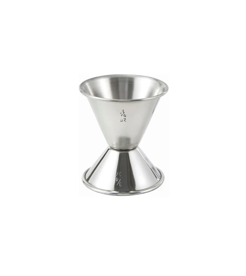 J-2 Jigger, Stainless Steel - 3/4 x 1-1/4 oz