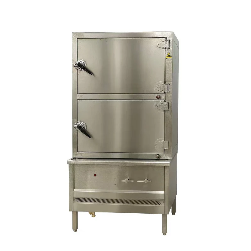 Turbo Range, NWESC-3-S1, Freestanding Gas Steam Cabinet-143,000 BTU, Two Deck