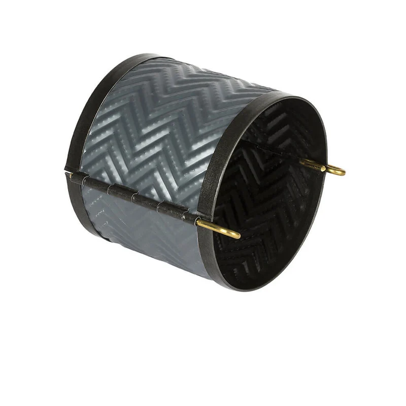 Pâté en Croûte Exopan Rond à Chevrons Diamètre 12 cm Hauteur 9 cm - MATFER