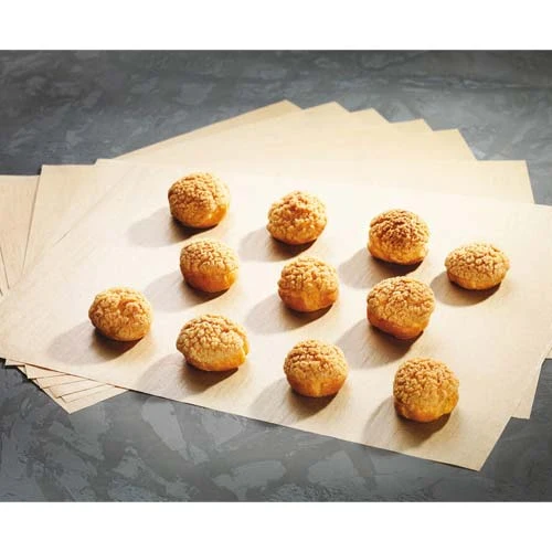 Papier cuisson siliconé kraft 500 Feuilles Ecopap 53 x 32,5 cm - MATFER