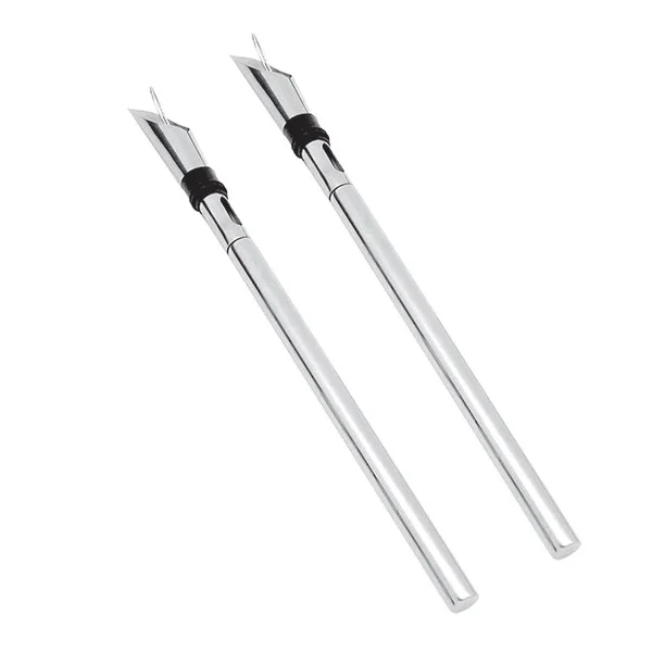 Lot de 2 refroidisseurs à vin en inox