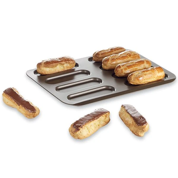 Plaque 8 éclairs revêtement anti-adhésif Gobel