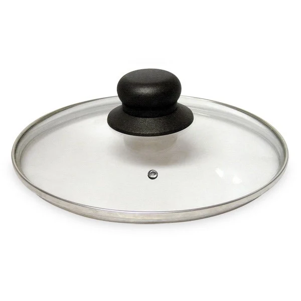 Couvercle en verre cerclé inox 28 cm Baumalu