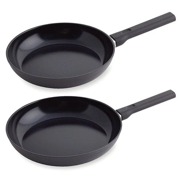 Lot de 2 poêles antiadhérentes Céramique Plus 24 et 28 cm Mathon