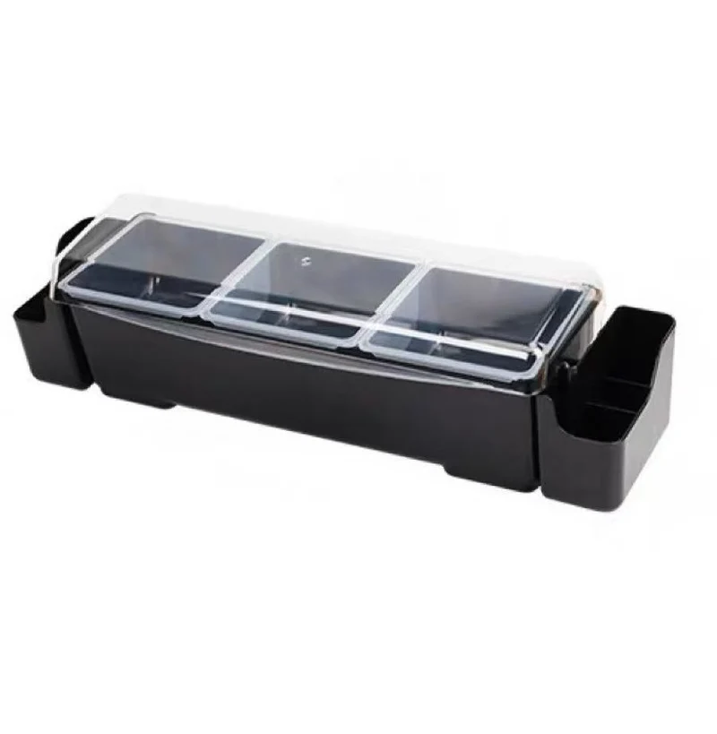 JW-BN3,New PC Condiment Holder, 3 Compartments ,JIWINS