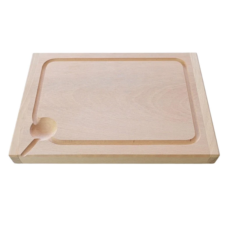 Planche à découper monobloc 40x28cm très épaisse avec rigole - TOURNABOIS