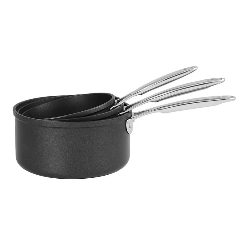 Lot de 3 Casseroles Aluminium Castel'Pro - CRISTEL