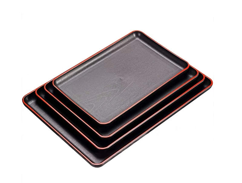 Chefco,A9-694PS, Rectangular Non-Slip Multi-Purpose Plastic Fast Food Serving Trays ,15.5"X11"X0.79"