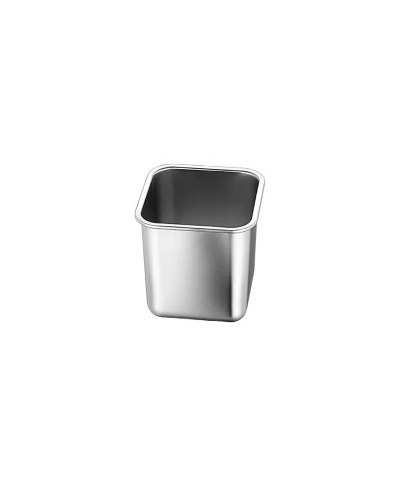 CHEFCO,SSC-12, 12 cm/4.7" Storage Container Multi-functional Stainless Steel Condiment Jar, square compartment condiment