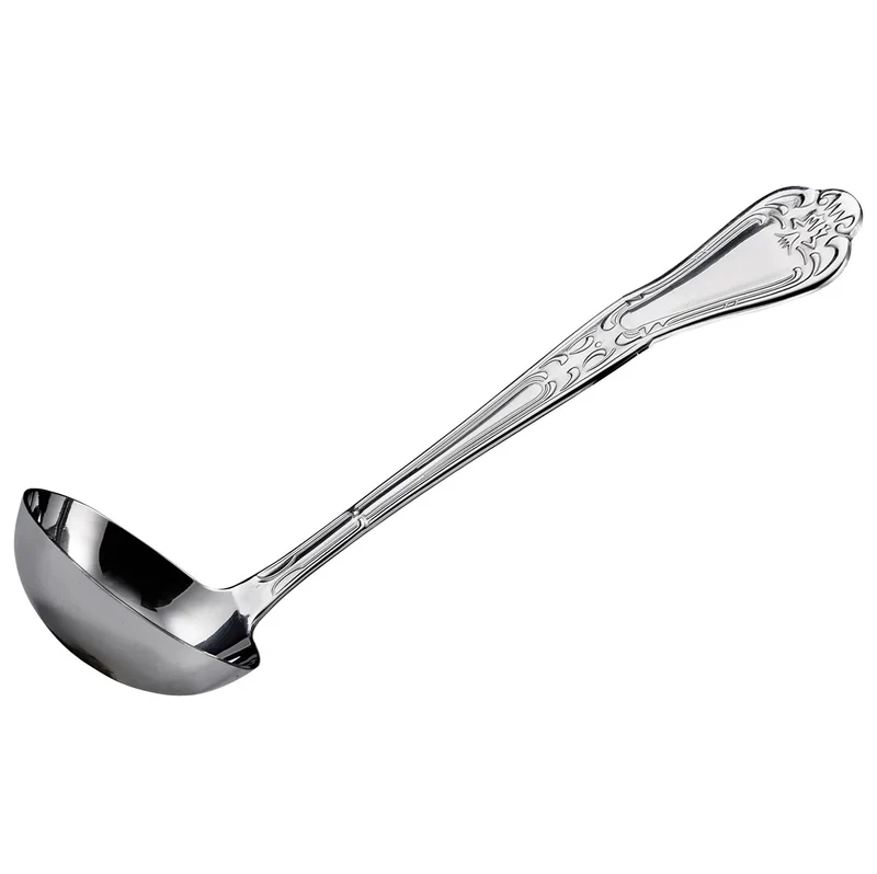Chefco, LE-2S - 9" Gravy & Soup Ladle, 2 Ounce, Stainless Steel
