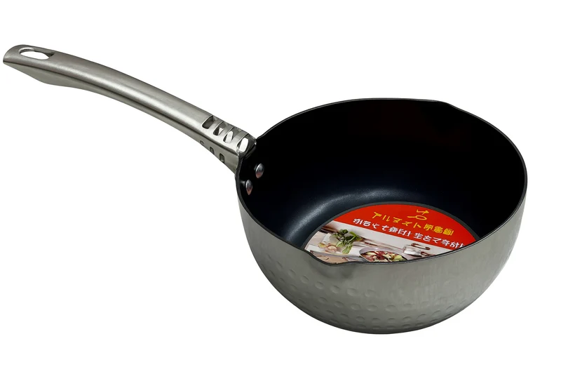 CHEFCO,GC0422L,22 cm S/S Non-Stick Deep Pan with Steel Handle