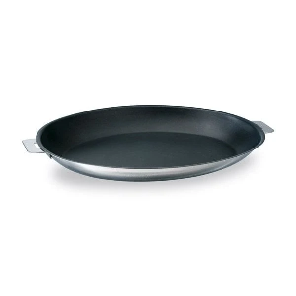 Poêle à poisson ovale inox antiadhérente Mutine sans manche Cristel