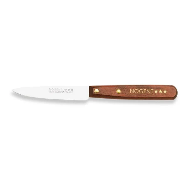 Couteau d'office 9 cm manche en bois Nogent