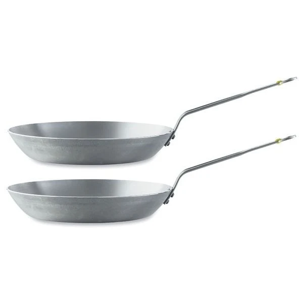 Lot 2 poêles acier Minéral B 24 et 28 cm De Buyer