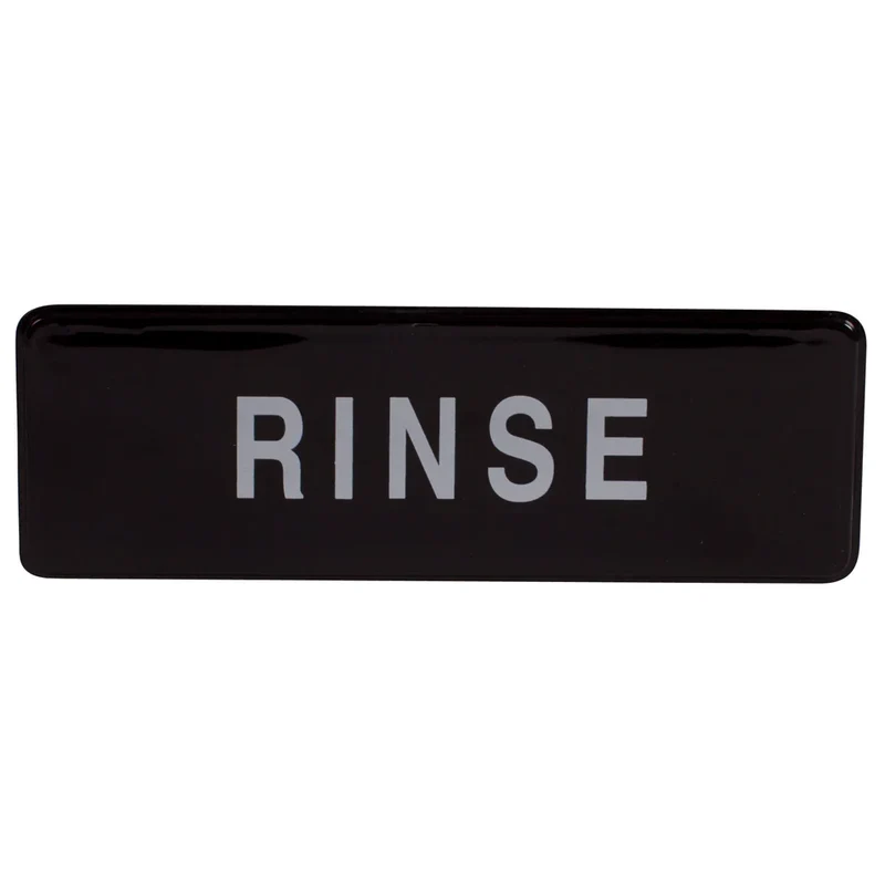 SGN-327 - Information Signs, 9"W x 3"H - - Rinse