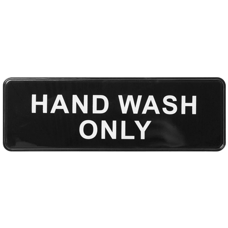 SGN-303 - Information Signs, 9"W x 3"H - Hand Wash Only