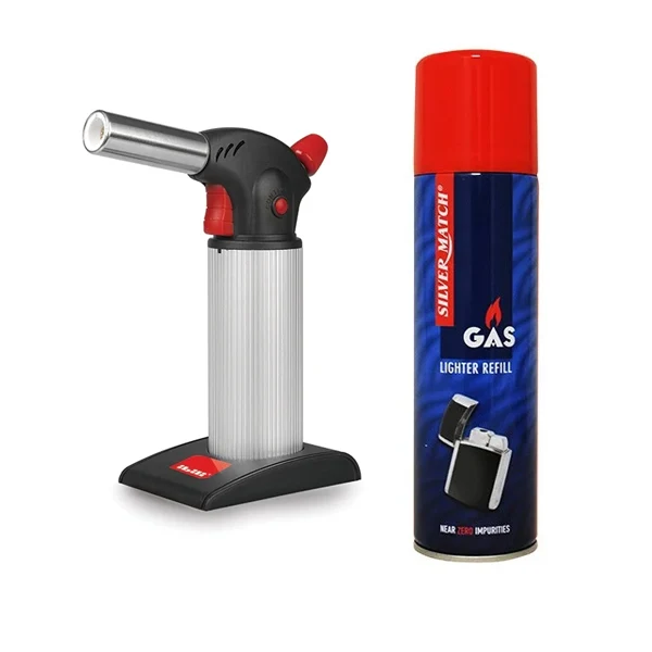 Set chalumeau Gourmet Professional Ibili et recharge de gaz butane