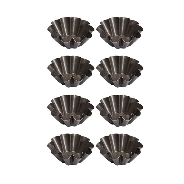 Lot de 8 moules à briochettes 6 cm Gobel