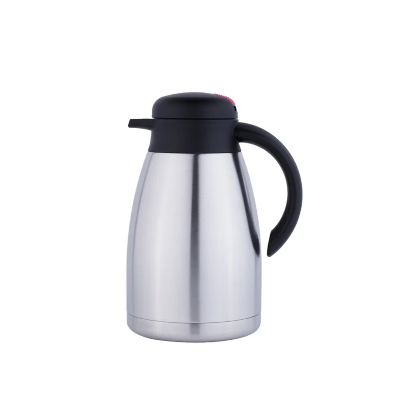 Sub-equip, TC-1.5, 51 oz. Double Wall Stainless Steel Vacuum Carafe, Thermal Coffee Carafe, Push Button (1.5L)