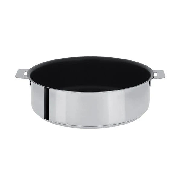Sauteuse inox antiadhérente Mutine sans manche 26 cm Cristel