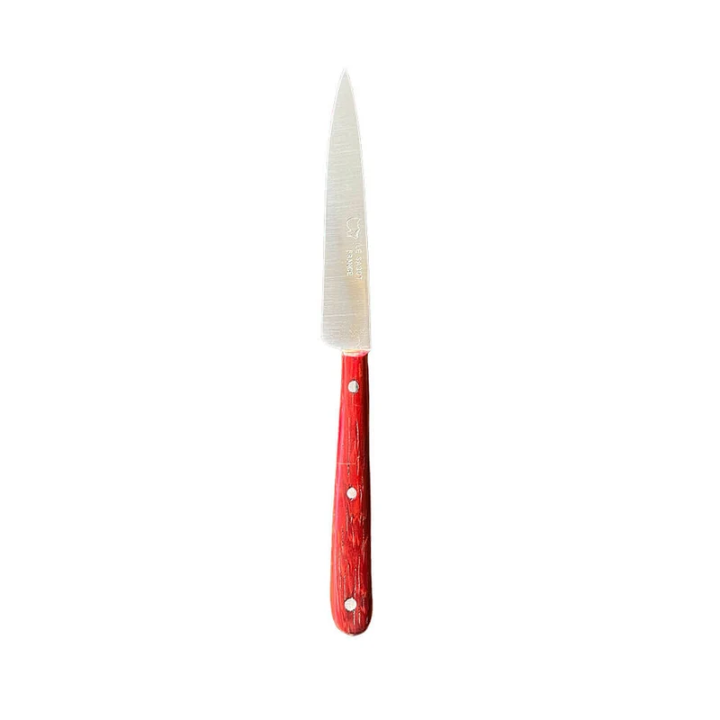 Couteau d'Office Lame Carbone Manche en Bois - Au Sabot