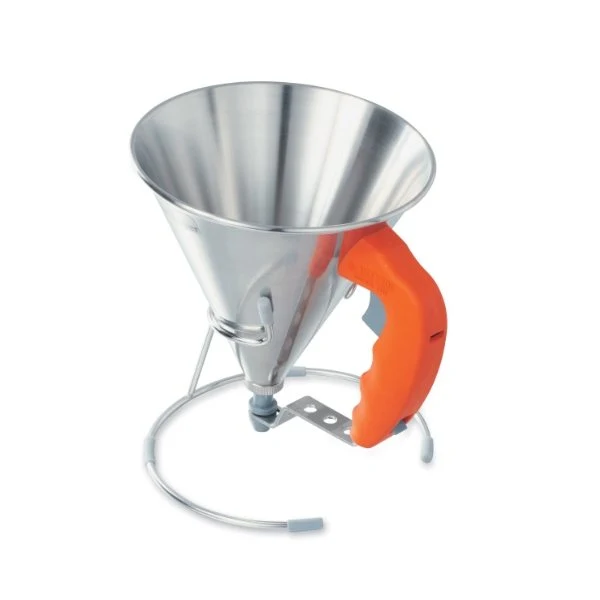 Entonnoir à piston orange De Buyer